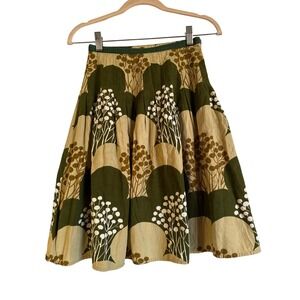 Boho Cottage Fairy Core Aeropostale IPSA Women's Size 0 A-Line Skirt Pleated